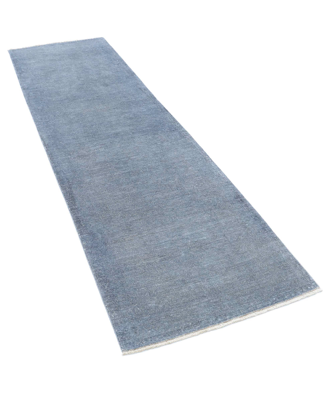 Overdye 2'7'' X 8'8'' Hand-Knotted Wool Rug 2'7'' x 8'8'' (78 X 260) / Grey / Grey