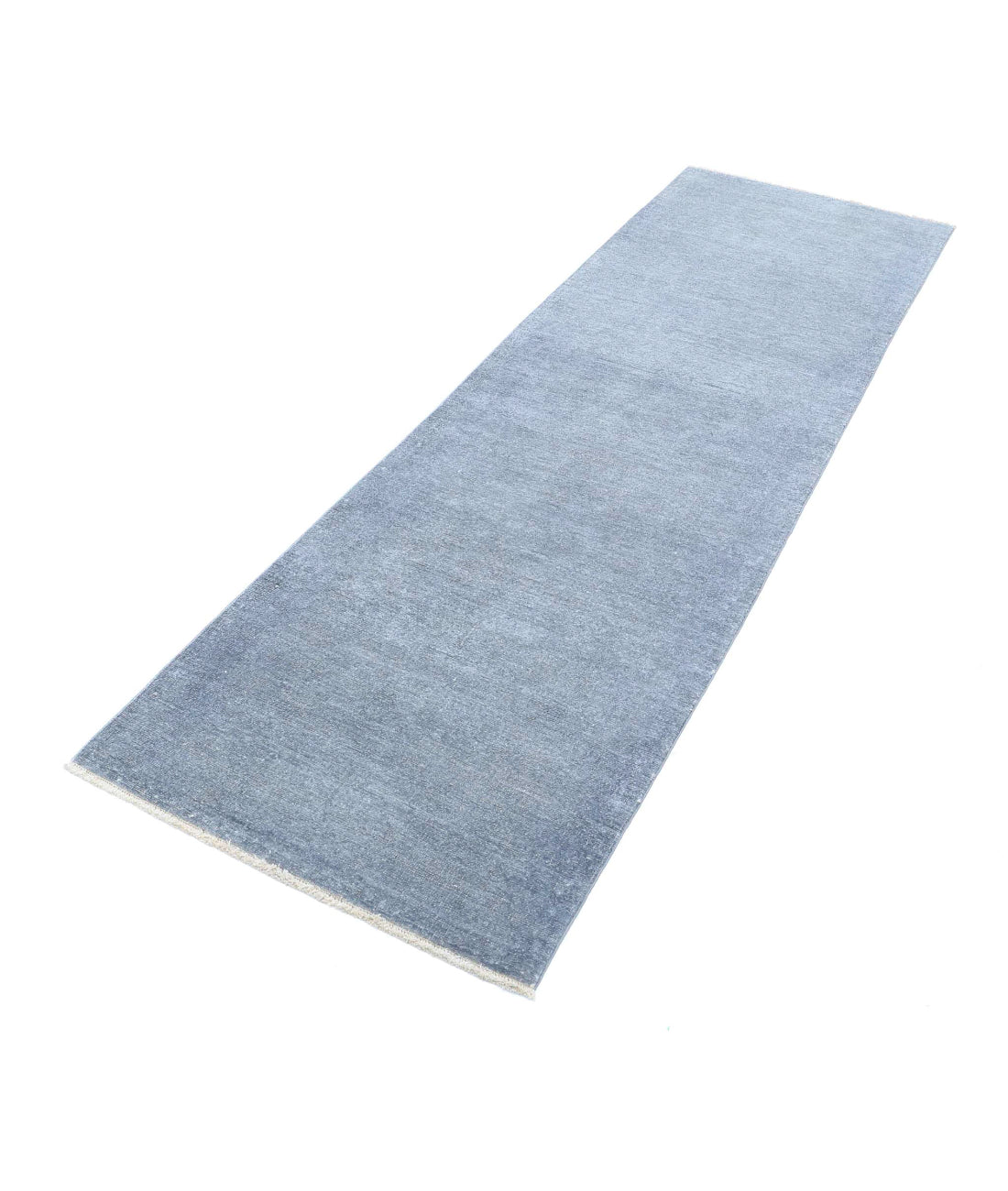 Overdye 2'7'' X 8'8'' Hand-Knotted Wool Rug 2'7'' x 8'8'' (78 X 260) / Grey / Grey