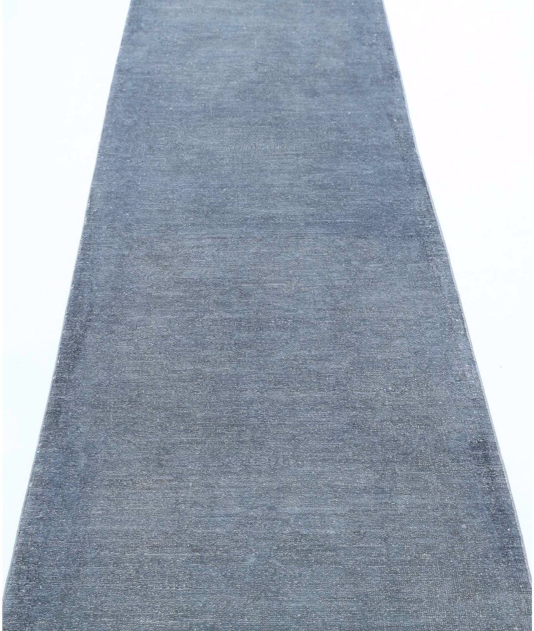 Overdye 2'7'' X 8'8'' Hand-Knotted Wool Rug 2'7'' x 8'8'' (78 X 260) / Grey / Grey