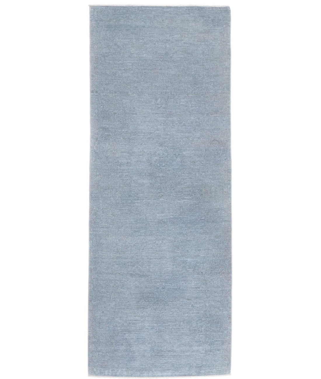 Overdye 2'8'' X 7'7'' Hand-Knotted Wool Rug 2'8'' x 7'7'' (80 X 228) / Grey / Grey