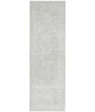 Overdye 2'5'' X 8'5'' Hand-Knotted Wool Rug 2'5'' x 8'5'' (73 X 253) / Grey / Grey