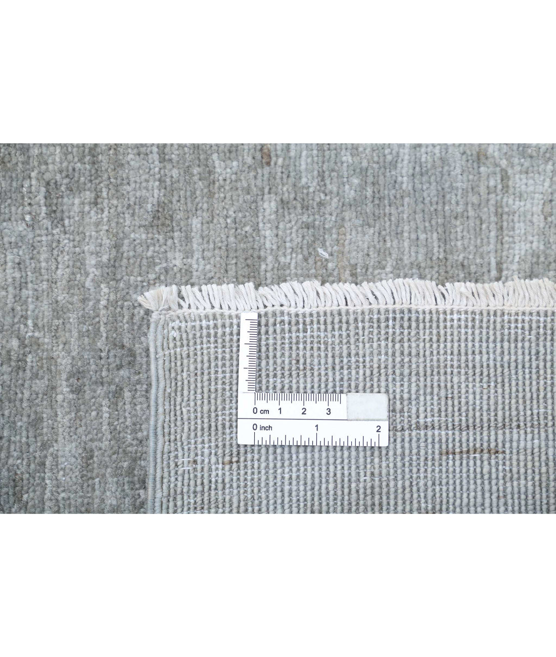 Overdye 2'8'' X 8'6'' Hand-Knotted Wool Rug 2'8'' x 8'6'' (80 X 255) / Grey / Grey