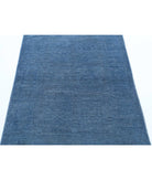 Overdye 3'1'' X 4'9'' Hand-Knotted Wool Rug 3'1'' x 4'9'' (93 X 143) / Blue / Blue