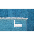 Overdye 3'3'' X 4'11'' Hand-Knotted Wool Rug 3'3'' x 4'11'' (98 X 148) / Blue / Blue