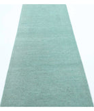 Overdye 2'8'' X 9'3'' Hand-Knotted Wool Rug 2'8'' x 9'3'' (80 X 278) / Green / N/A