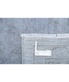 Overdye 8'10'' X 11'7'' Hand-Knotted Wool Rug 8'10'' x 11'7'' (265 X 348) / Grey / Grey