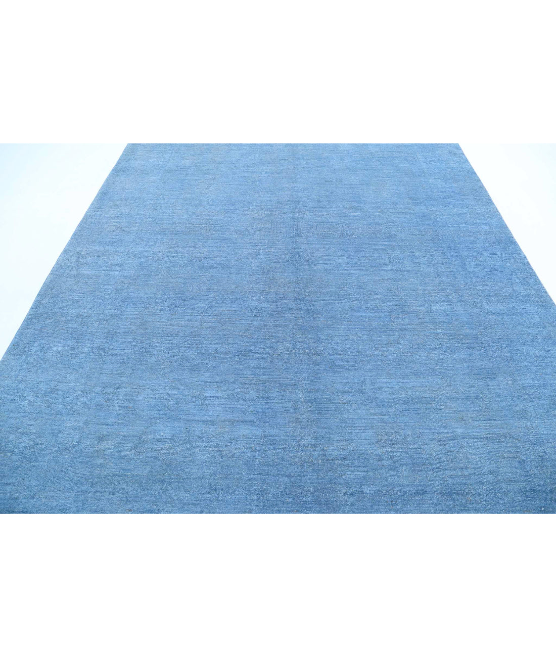 Overdye 7'10'' X 9'10'' Hand-Knotted Wool Rug 7'10'' x 9'10'' (235 X 295) / Blue / Blue