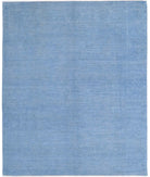 Overdye 7'10'' X 9'10'' Hand-Knotted Wool Rug 7'10'' x 9'10'' (235 X 295) / Blue / Blue