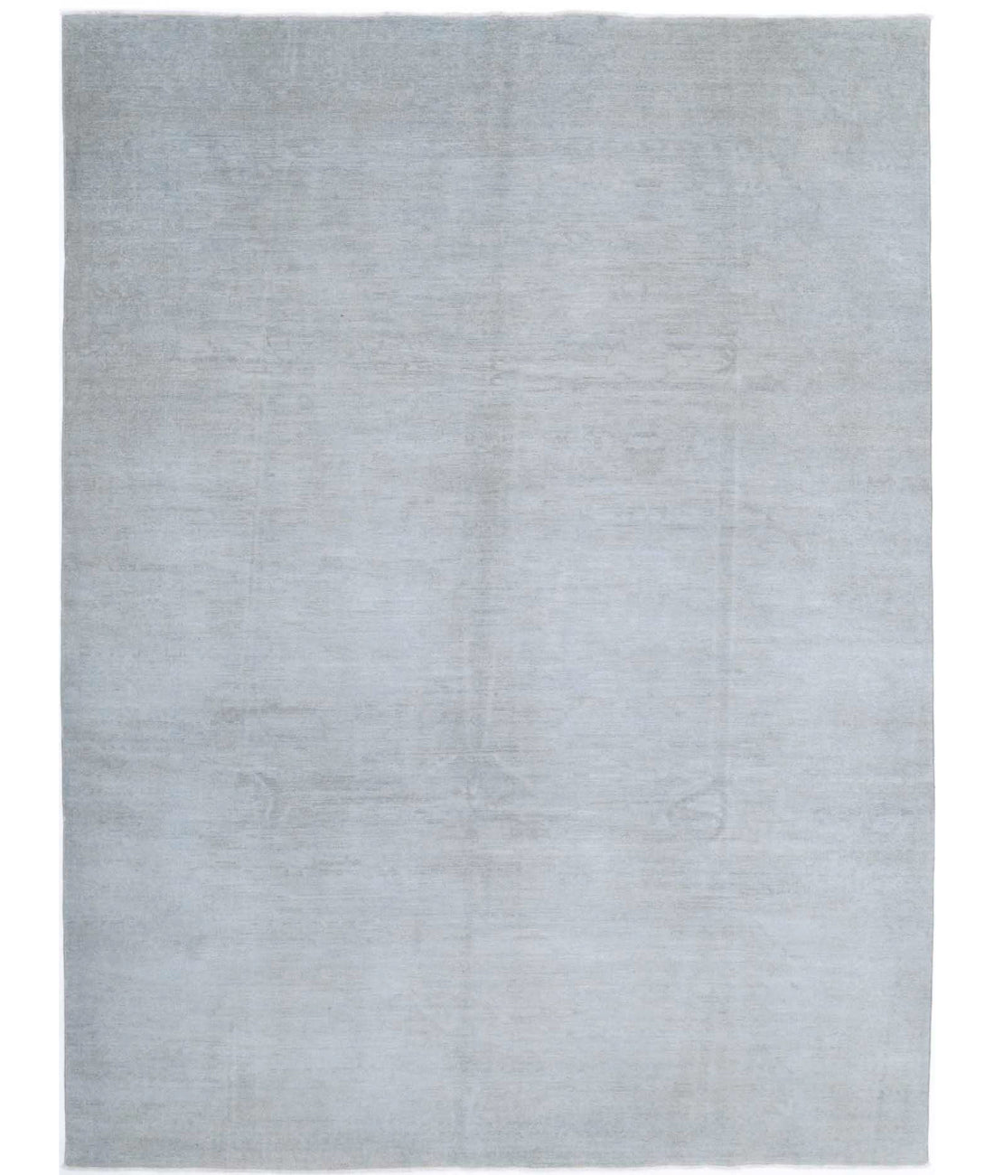 Overdye 7'8'' X 10'6'' Hand-Knotted Wool Rug 7'8'' x 10'6'' (230 X 315) / Grey / Grey