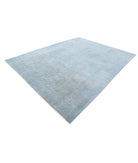 Overdye 8'10'' X 11'5'' Hand-Knotted Wool Rug 8'10'' x 11'5'' (265 X 343) / Grey / Grey