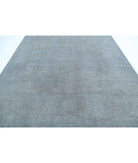 Overdye 8'10'' X 11'5'' Hand-Knotted Wool Rug 8'10'' x 11'5'' (265 X 343) / Grey / Grey