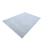 Overdye 6'3'' X 9'8'' Hand-Knotted Wool Rug 6'3'' x 9'8'' (188 X 290) / Grey / Grey