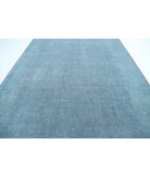 Overdye 8'11'' X 12'6'' Hand-Knotted Wool Rug 8'11'' x 12'6'' (268 X 375) / Blue / Blue