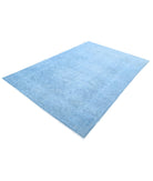 Overdye 5'11'' X 8'10'' Hand-Knotted Wool Rug 5'11'' x 8'10'' (178 X 265) / Blue / Blue