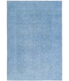 Overdye 5'11'' X 8'10'' Hand-Knotted Wool Rug 5'11'' x 8'10'' (178 X 265) / Blue / Blue