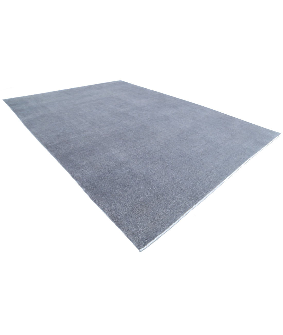 Overdye 10'6'' X 14'7'' Hand-Knotted Wool Rug 10'6'' x 14'7'' (315 X 438) / Grey / Grey