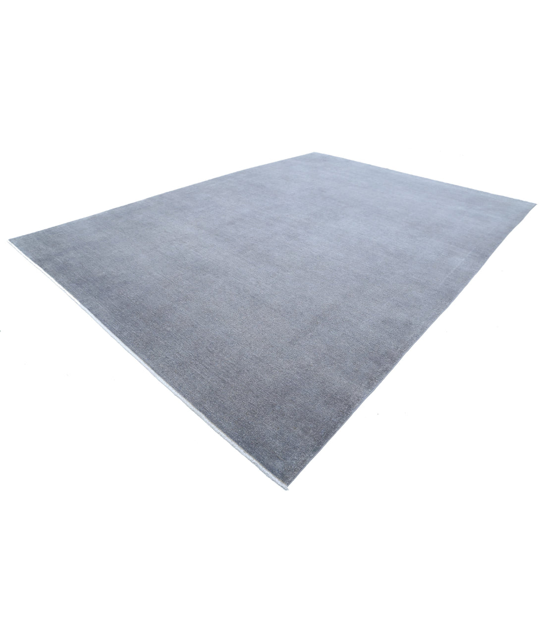 Overdye 10'6'' X 14'7'' Hand-Knotted Wool Rug 10'6'' x 14'7'' (315 X 438) / Grey / Grey