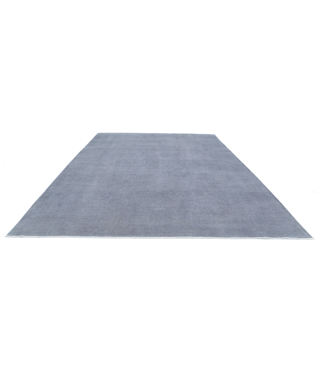 Overdye 10'6'' X 14'7'' Hand-Knotted Wool Rug 10'6'' x 14'7'' (315 X 438) / Grey / Grey