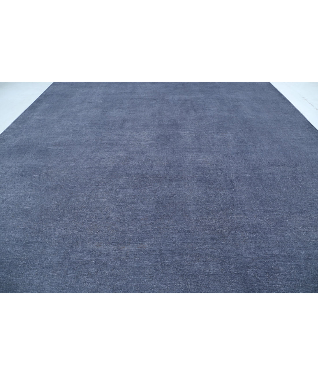 Overdye 12'5'' X 17'3'' Hand-Knotted Wool Rug 12'5'' x 17'3'' (373 X 518) / Grey / Grey