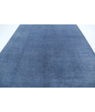 Overdye 8'6'' X 11'4'' Hand-Knotted Wool Rug 8'6'' x 11'4'' (255 X 340) / Blue / Blue