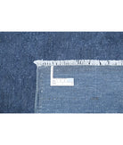 Overdye 8'6'' X 11'4'' Hand-Knotted Wool Rug 8'6'' x 11'4'' (255 X 340) / Blue / Blue