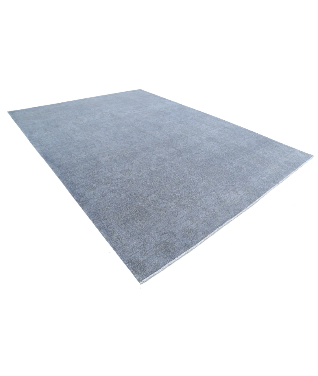 Overdye 9'9'' X 13'5'' Hand-Knotted Wool Rug 9'9'' x 13'5'' (293 X 403) / Grey / Grey