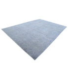 Overdye 9'9'' X 13'5'' Hand-Knotted Wool Rug 9'9'' x 13'5'' (293 X 403) / Grey / Grey