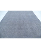 Overdye 9'9'' X 13'5'' Hand-Knotted Wool Rug 9'9'' x 13'5'' (293 X 403) / Grey / Grey