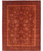 Overdye 8'9'' X 11'3'' Hand-Knotted Wool Rug 8'9'' x 11'3'' (263 X 338) / Rust / Rust