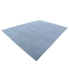 Overdye 9'10'' X 13'8'' Hand-Knotted Wool Rug 9'10'' x 13'8'' (295 X 410) / Grey / Grey