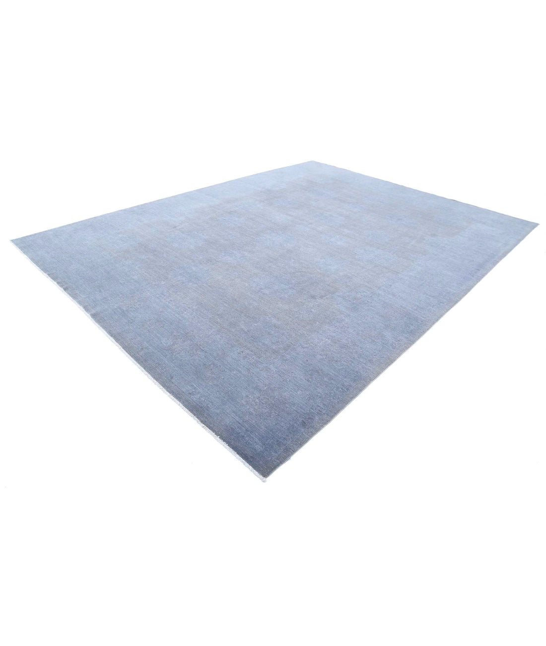 Overdye 9'10'' X 13'1'' Hand-Knotted Wool Rug 9'10'' x 13'1'' (295 X 393) / Blue / N/A