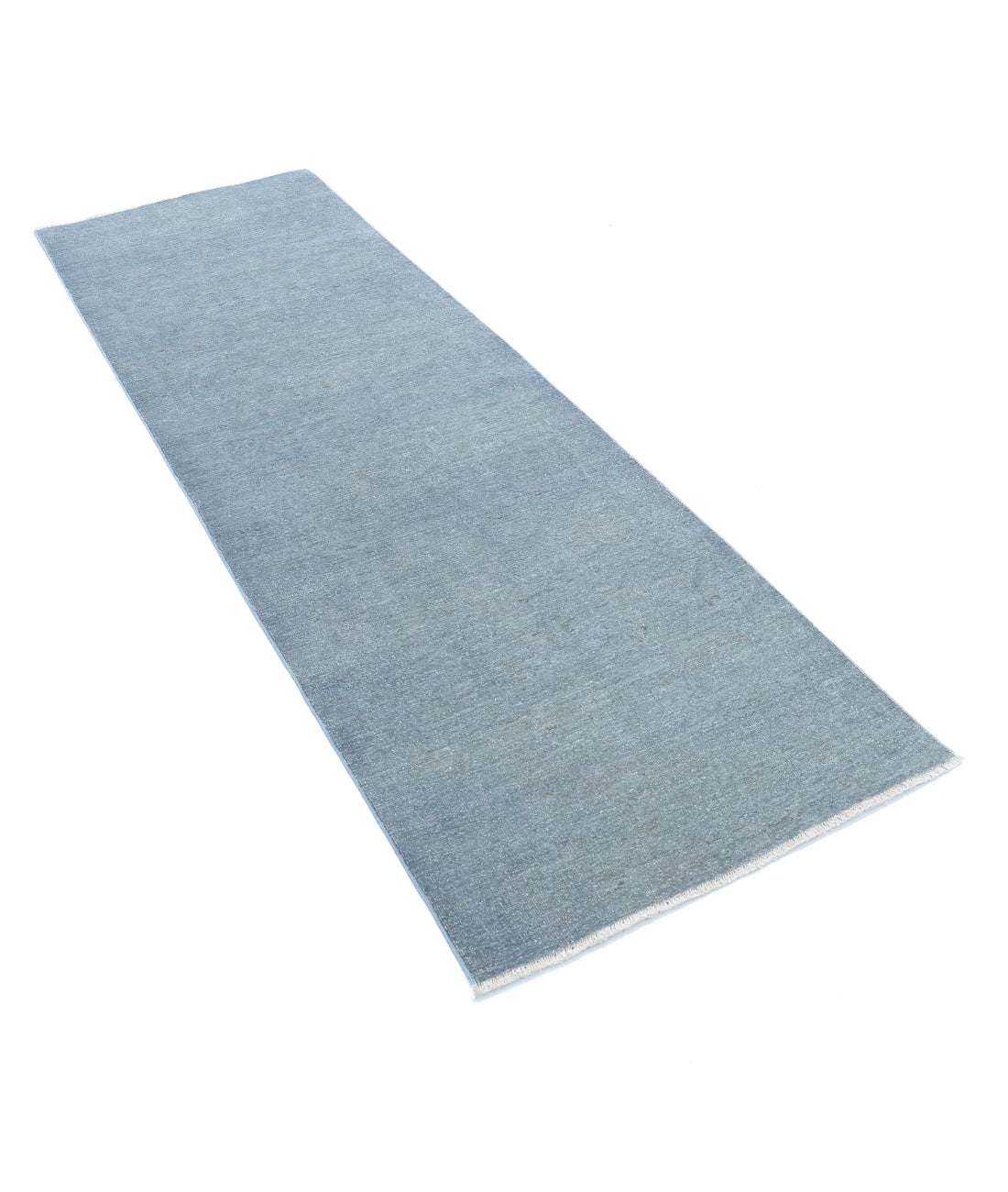 Overdye 2'9'' X 7'10'' Hand-Knotted Wool Rug 2'9'' x 7'10'' (83 X 235) / Grey / Grey