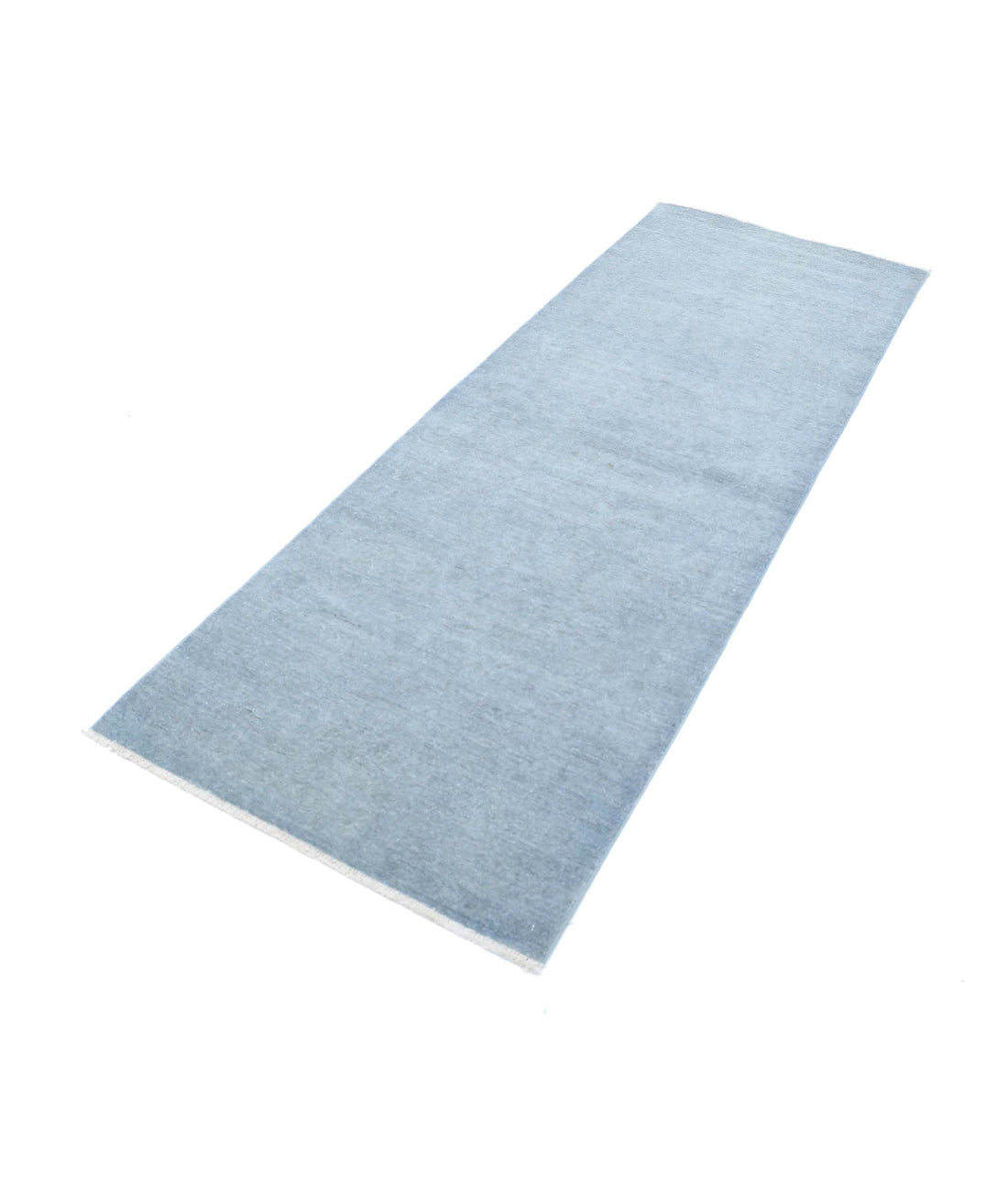 Overdye 2'9'' X 7'10'' Hand-Knotted Wool Rug 2'9'' x 7'10'' (83 X 235) / Grey / Grey