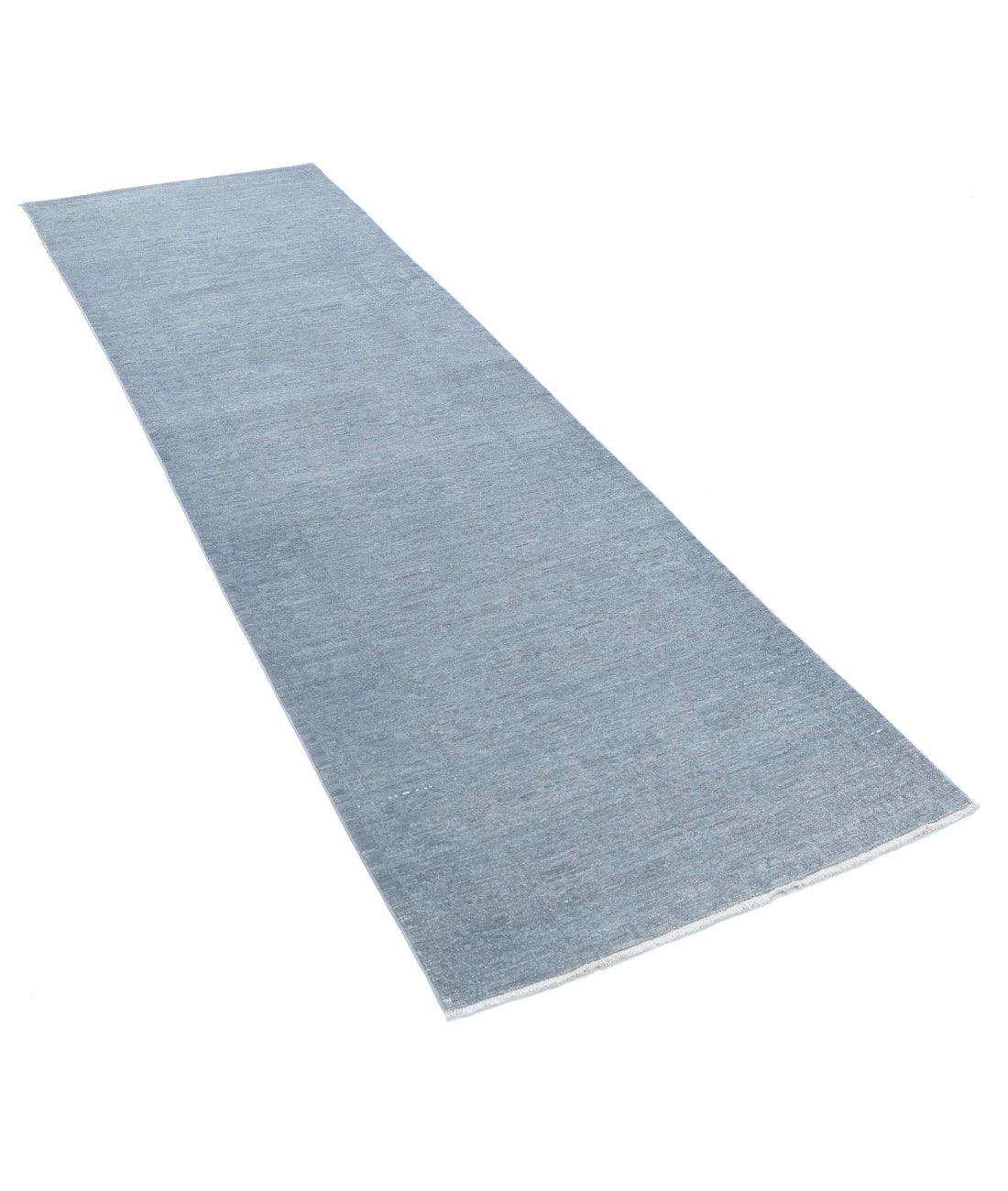 Overdye 2'9'' X 8'10'' Hand-Knotted Wool Rug 2'9'' x 8'10'' (83 X 265) / Grey / Grey