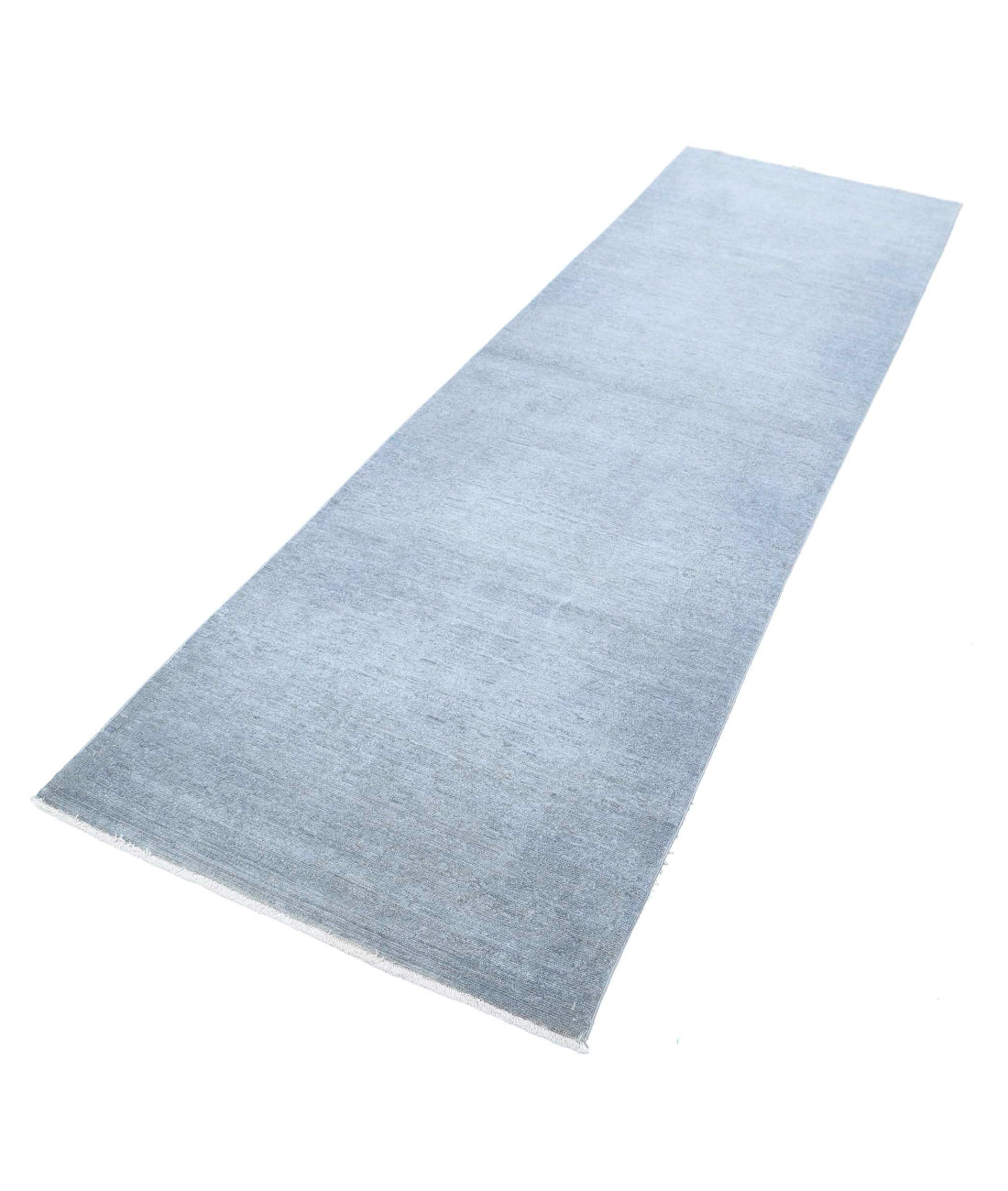 Overdye 2'9'' X 8'10'' Hand-Knotted Wool Rug 2'9'' x 8'10'' (83 X 265) / Grey / Grey