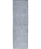 Overdye 2'9'' X 8'10'' Hand-Knotted Wool Rug 2'9'' x 8'10'' (83 X 265) / Grey / Grey