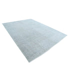 Overdye 8'9'' X 11'8'' Hand-Knotted Wool Rug 8'9'' x 11'8'' (263 X 350) / Grey / Grey