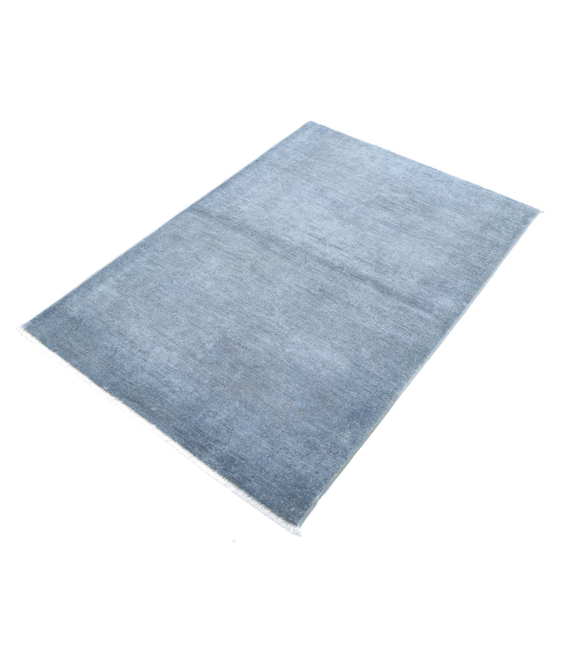 Overdye 3'3'' X 4'10'' Hand-Knotted Wool Rug 3'3'' x 4'10'' (98 X 145) / Grey / N/A