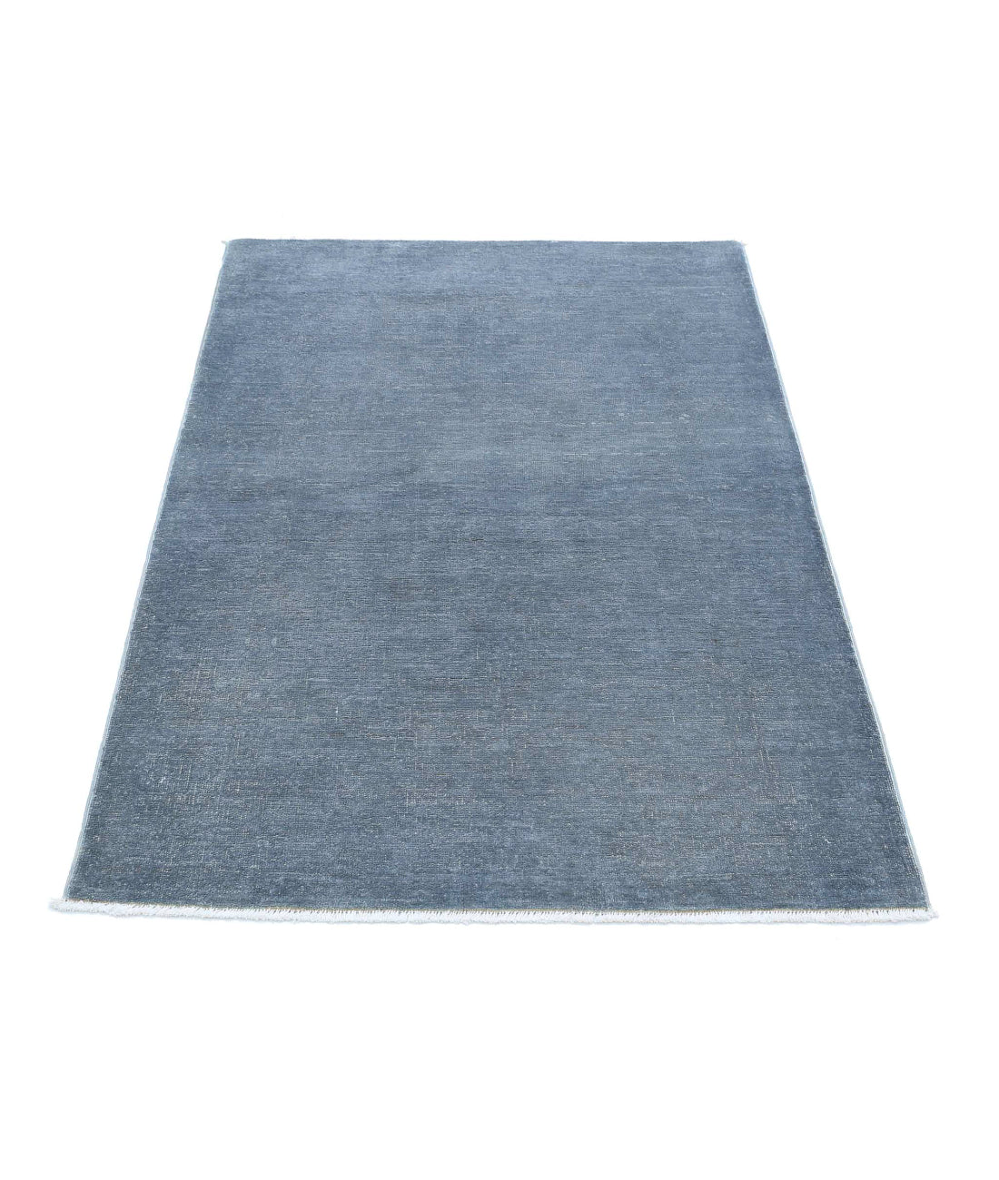 Overdye 3'3'' X 4'10'' Hand-Knotted Wool Rug 3'3'' x 4'10'' (98 X 145) / Grey / N/A