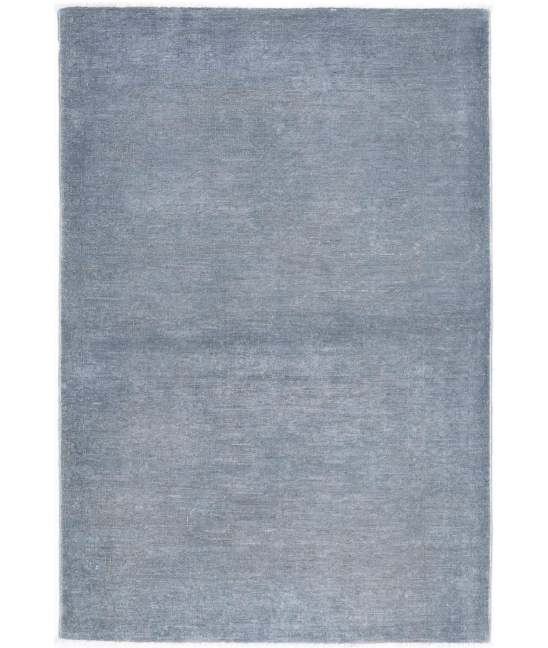 Overdye 3'3'' X 4'10'' Hand-Knotted Wool Rug 3'3'' x 4'10'' (98 X 145) / Grey / N/A