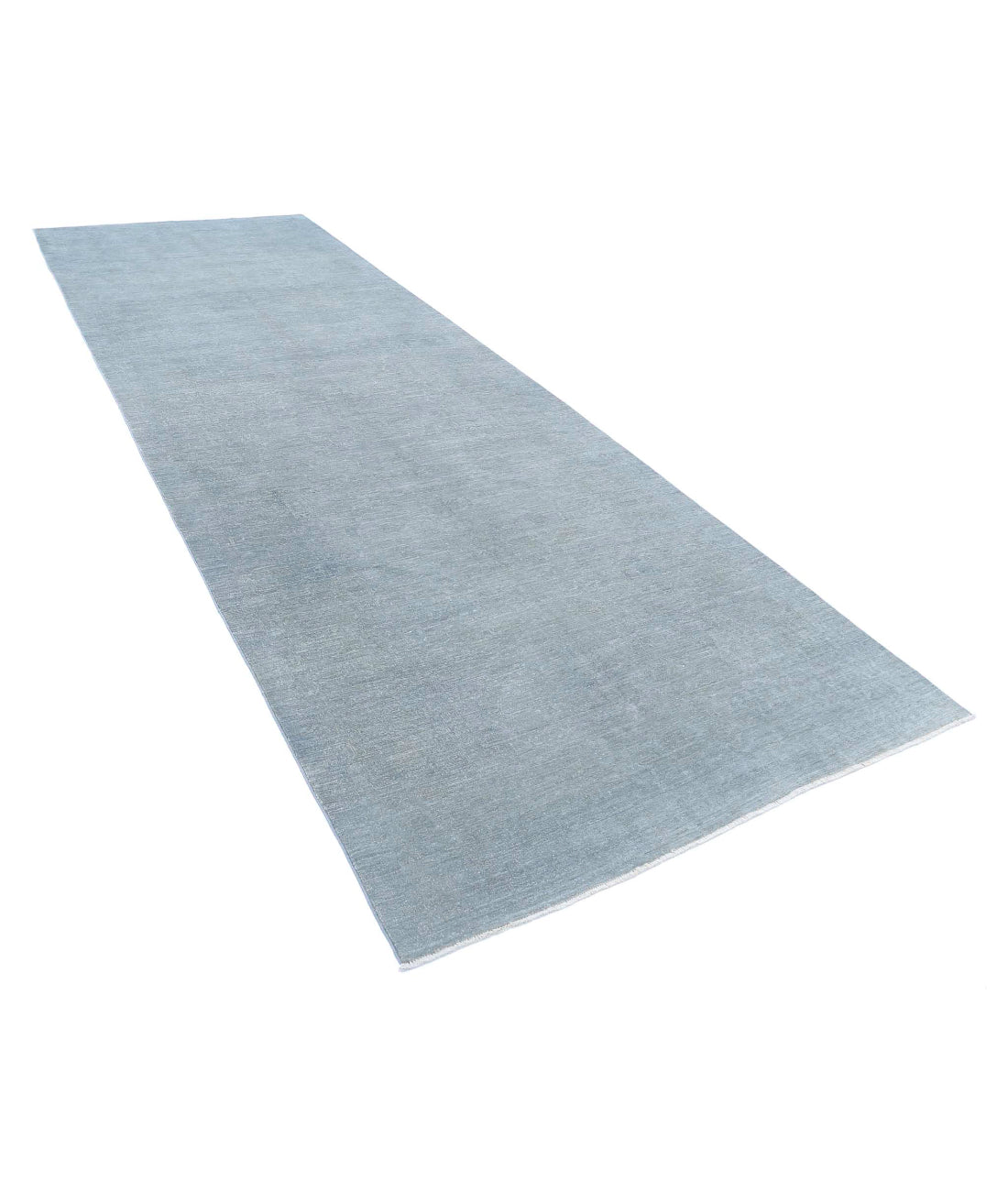 Overdye 5'2'' X 14'10'' Hand-Knotted Wool Rug 5'2'' x 14'10'' (155 X 445) / Grey / Grey