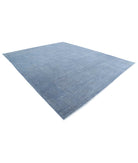 Overdye 11'8'' X 14'5'' Hand-Knotted Wool Rug 11'8'' x 14'5'' (350 X 433) / Grey / Grey