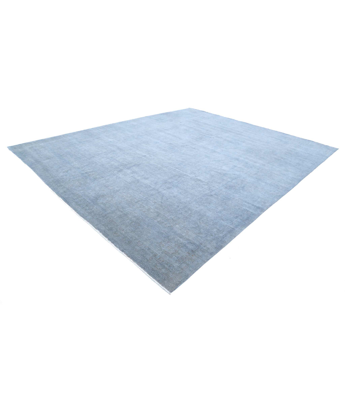 Overdye 11'8'' X 14'5'' Hand-Knotted Wool Rug 11'8'' x 14'5'' (350 X 433) / Grey / Grey