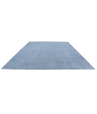 Overdye 11'8'' X 14'5'' Hand-Knotted Wool Rug 11'8'' x 14'5'' (350 X 433) / Grey / Grey