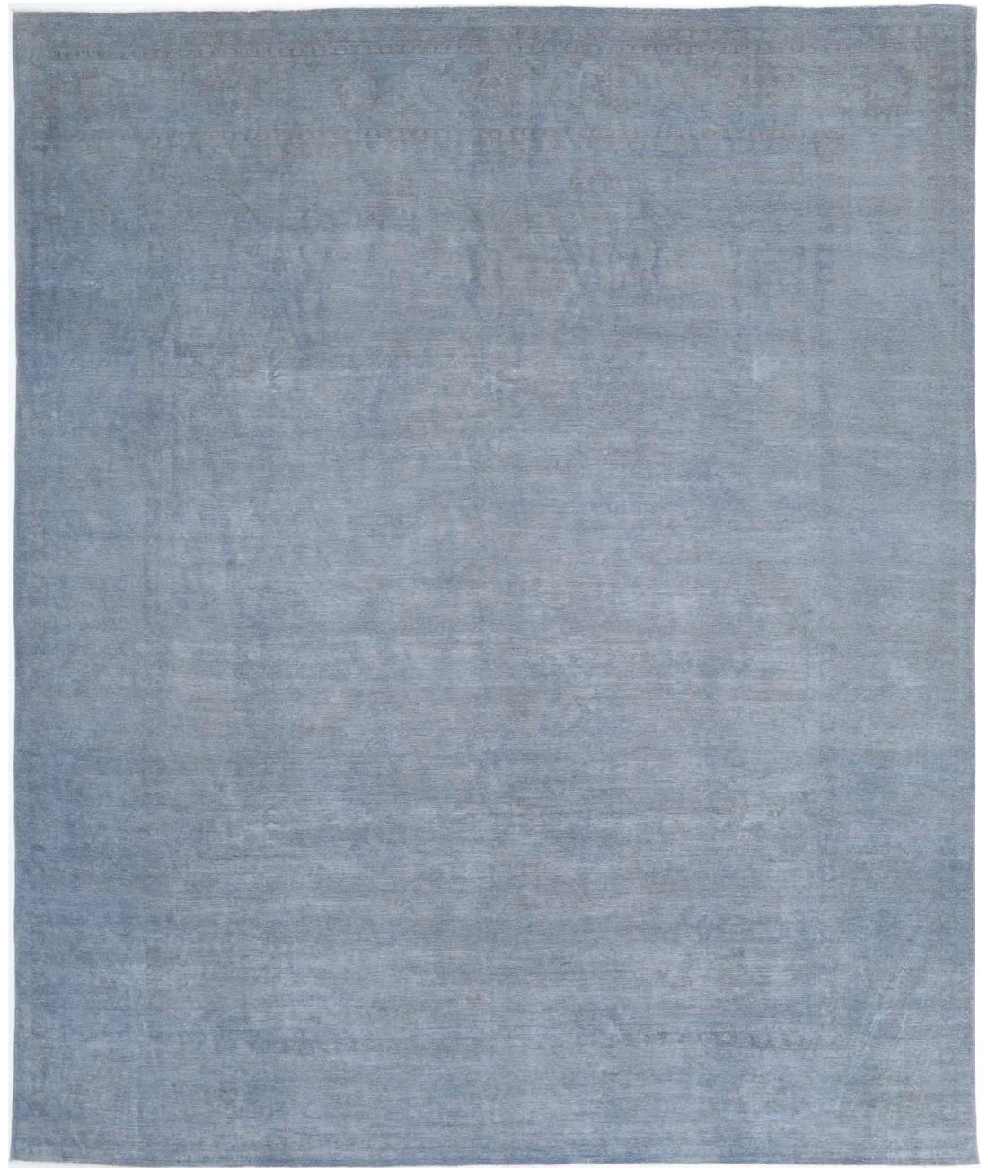 Overdye 11'8'' X 14'5'' Hand-Knotted Wool Rug 11'8'' x 14'5'' (350 X 433) / Grey / Grey