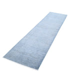 Overdye 2'7'' X 10'5'' Hand-Knotted Wool Rug 2'7'' x 10'5'' (78 X 313) / Grey / Grey