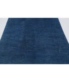 Overdye 4'9'' X 7'2'' Hand-Knotted Wool Rug 4'9'' x 7'2'' (143 X 215) / Blue / Blue