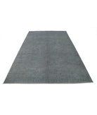 Overdye 6'2'' X 8'10'' Hand-Knotted Wool Rug 6'2'' x 8'10'' (185 X 265) / Grey / Grey