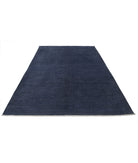 Overdye 6'4'' X 9'1'' Hand-Knotted Wool Rug 6'4'' x 9'1'' (190 X 273) / Blue / Blue