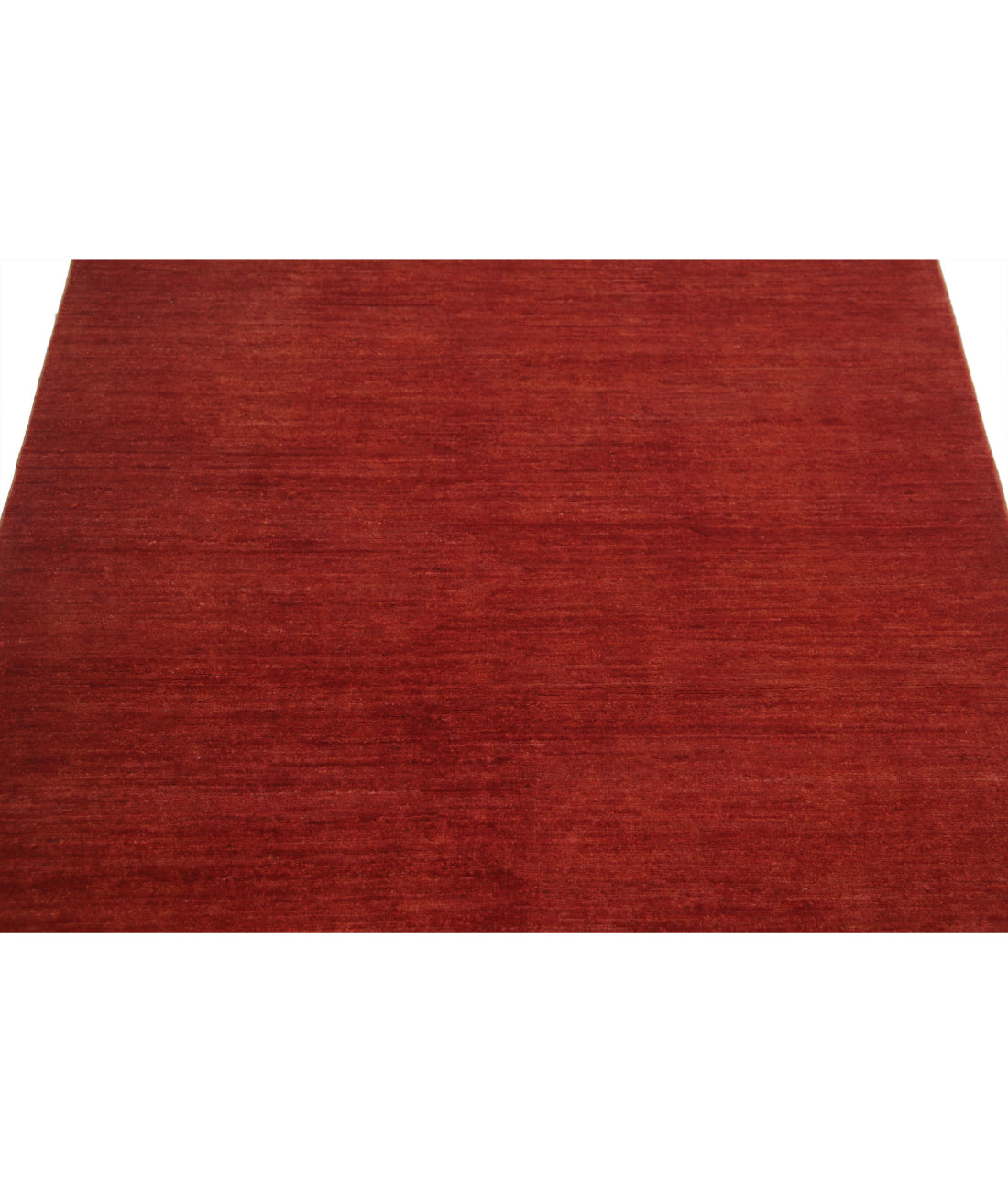 Overdye 3'9'' X 5'10'' Hand-Knotted Wool Rug 3'9'' x 5'10'' (113 X 175) / Rust / Rust